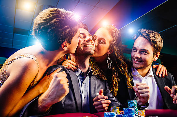 Jewels of Prosperity slot game interface showing reels and payout table